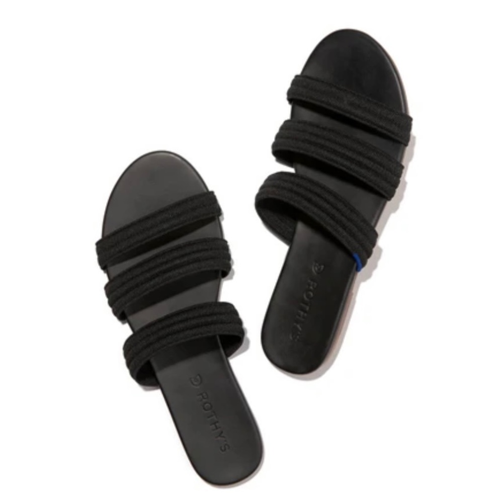 [NIB] Rothy’s Triple Band Sandal / Size 9 / Black